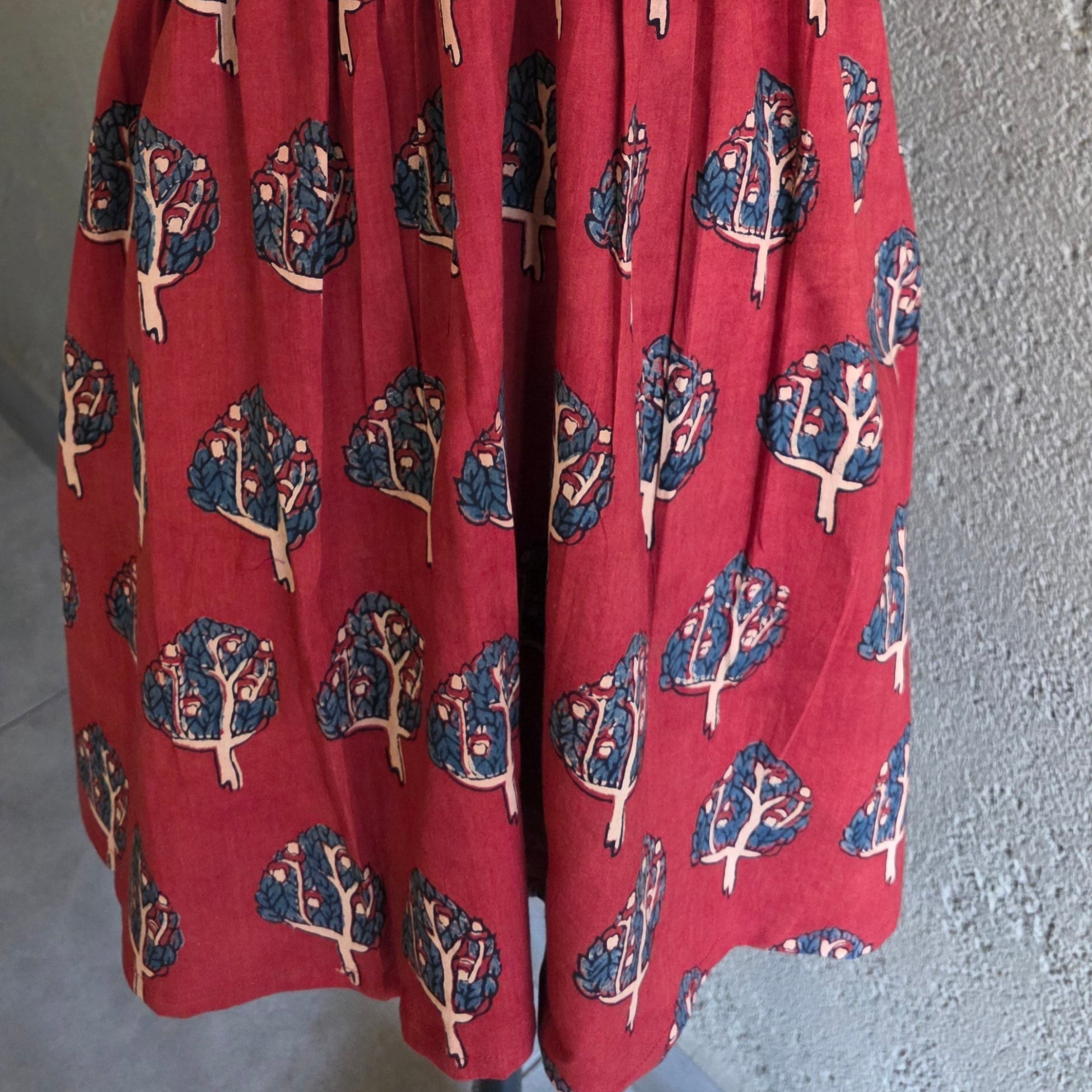 Women's Red short dress, Noodle strap