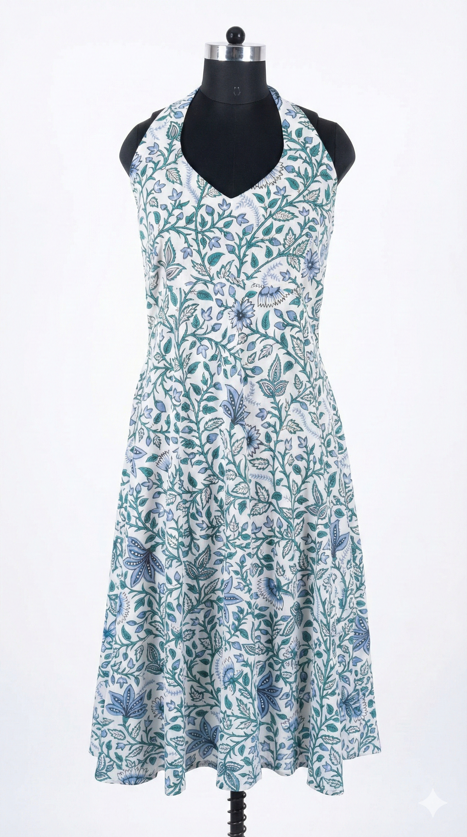 Women's Halter neck dress with Floral print