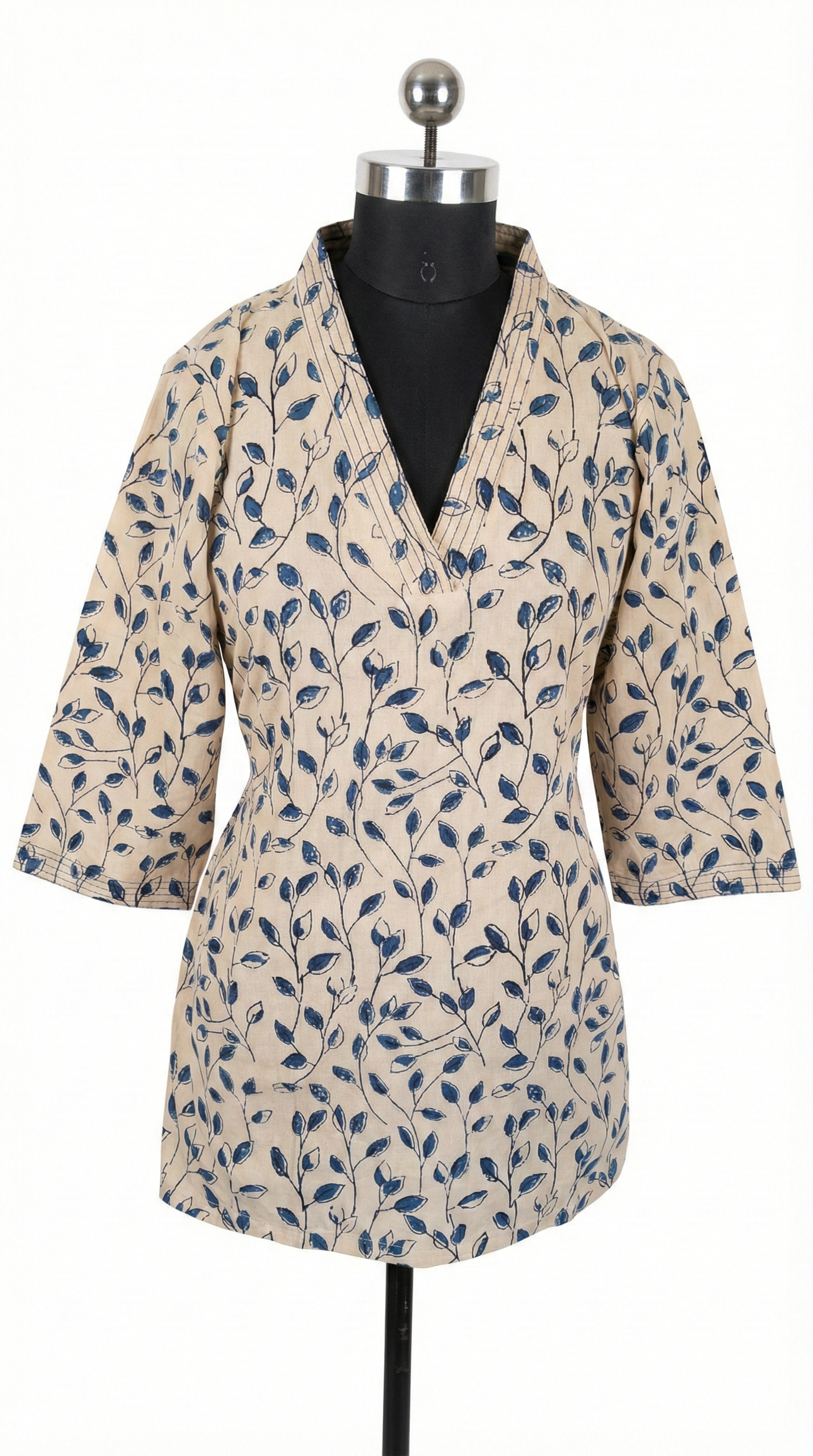 Women's V neck Floral Top