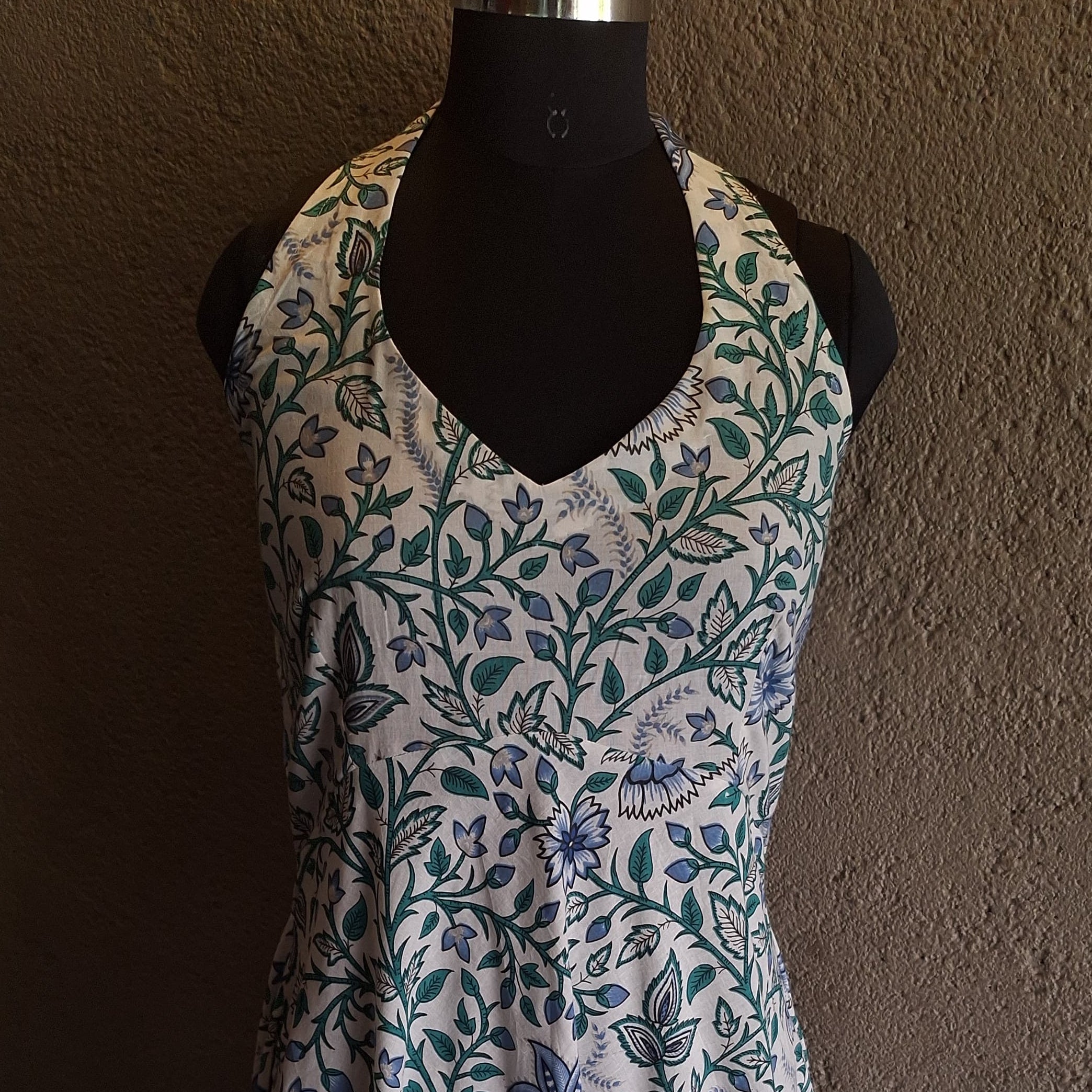 Women's Halter neck dress with Floral print