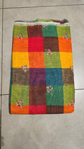 Pure Linen Mosaic print Fabric 1Qty = 1m