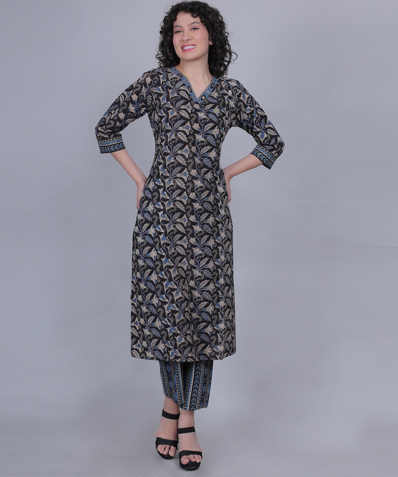 Women's Kurti and Bottom set - Item 10