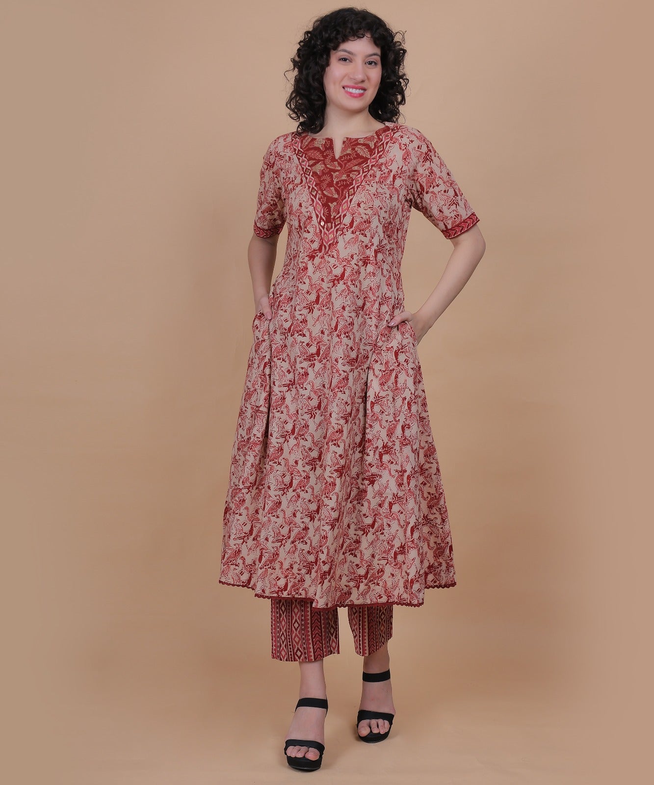 Women's Kurti and Bottom set - Item 8