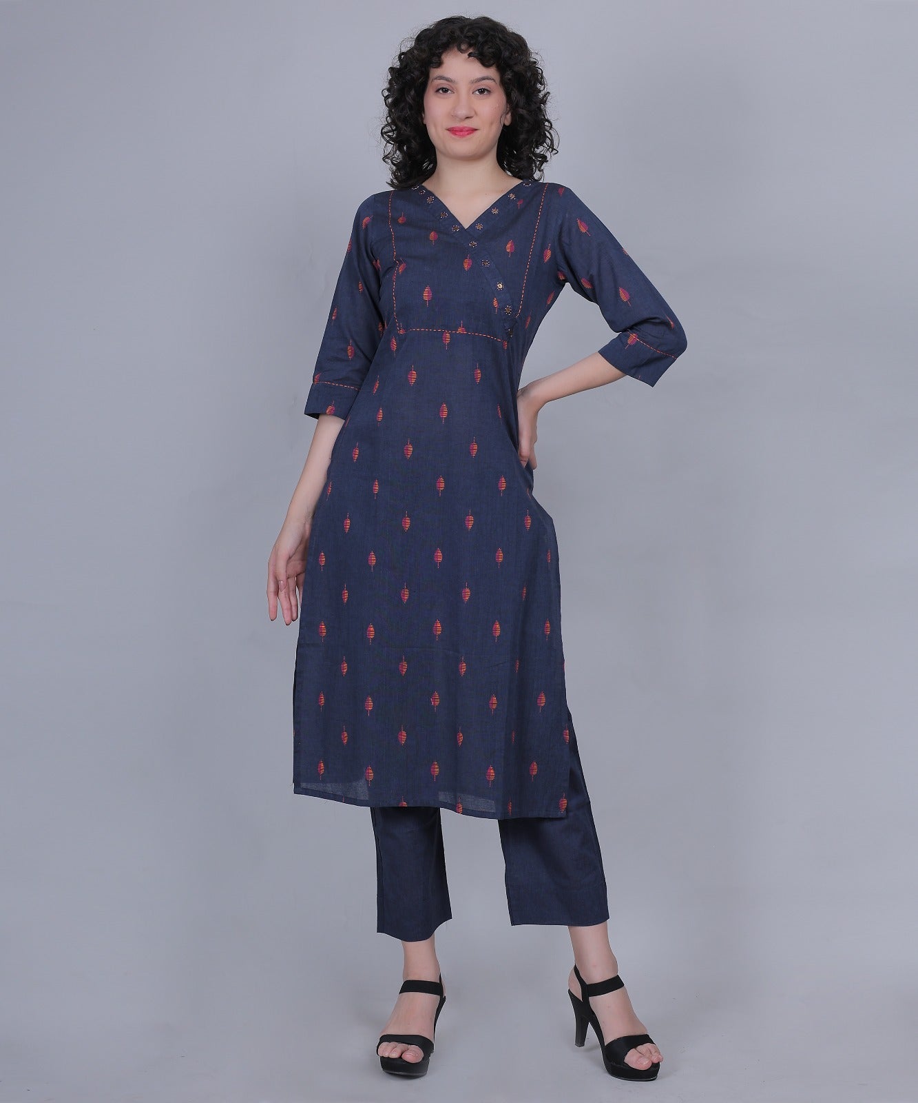 Women's Kurti and Bottom set - Item 1