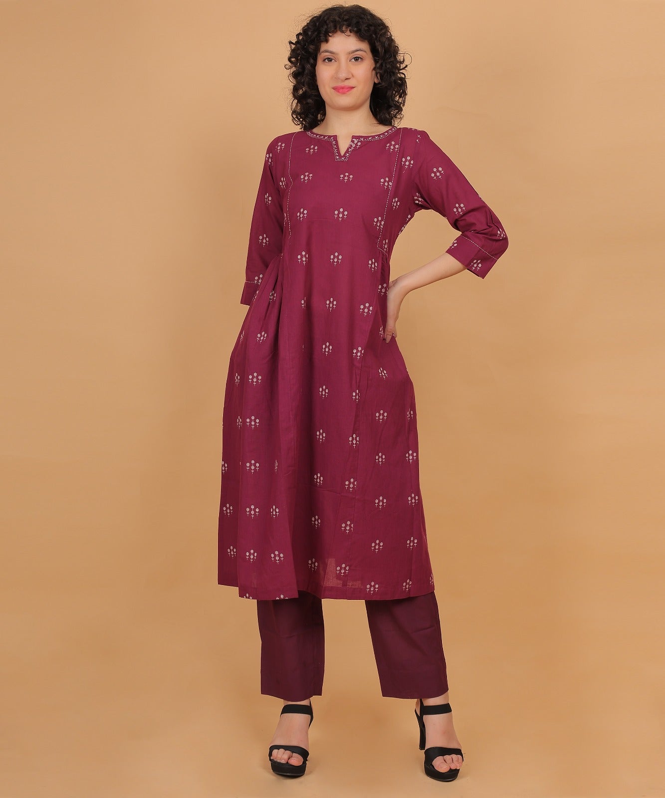 Women's Kurti and Bottom set