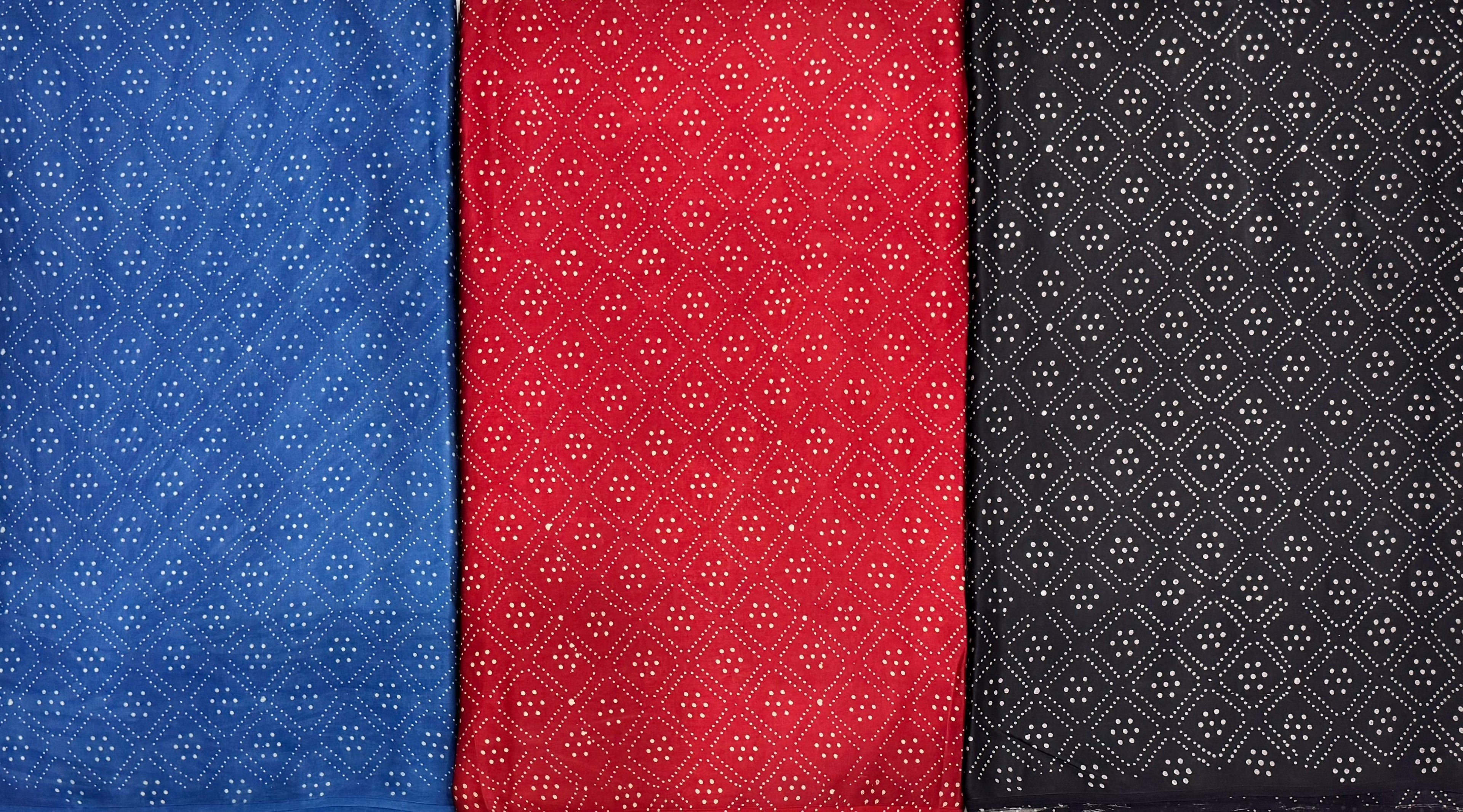 Premium modal silk fabric collection Pattern 10 (1 qty = 1m)