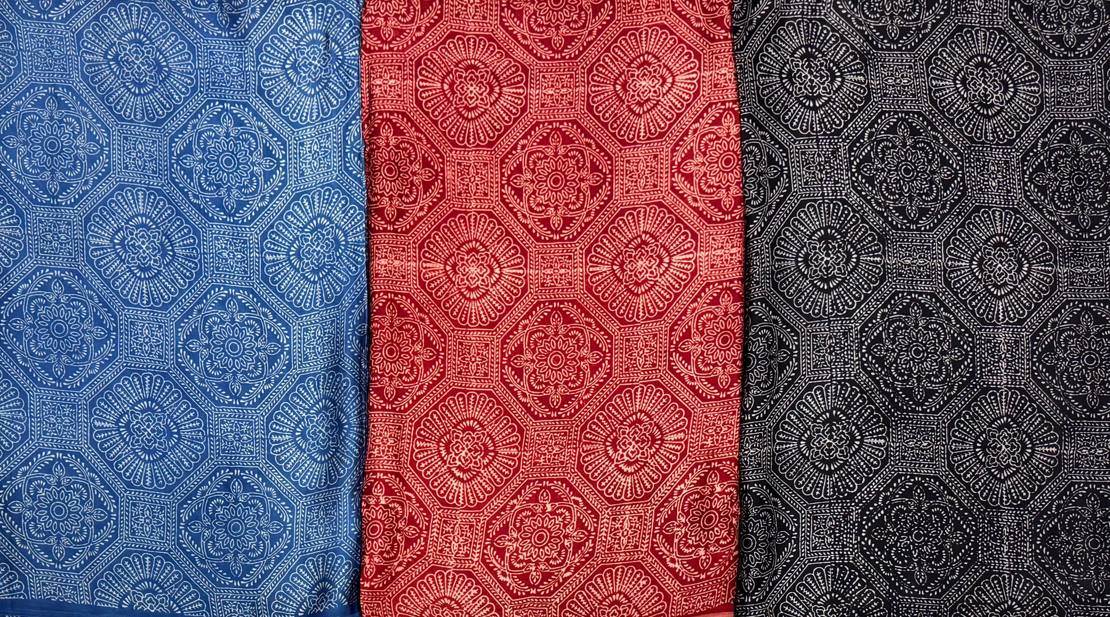 Premium modal silk fabric collection Pattern 2 (1 qty = 1m)