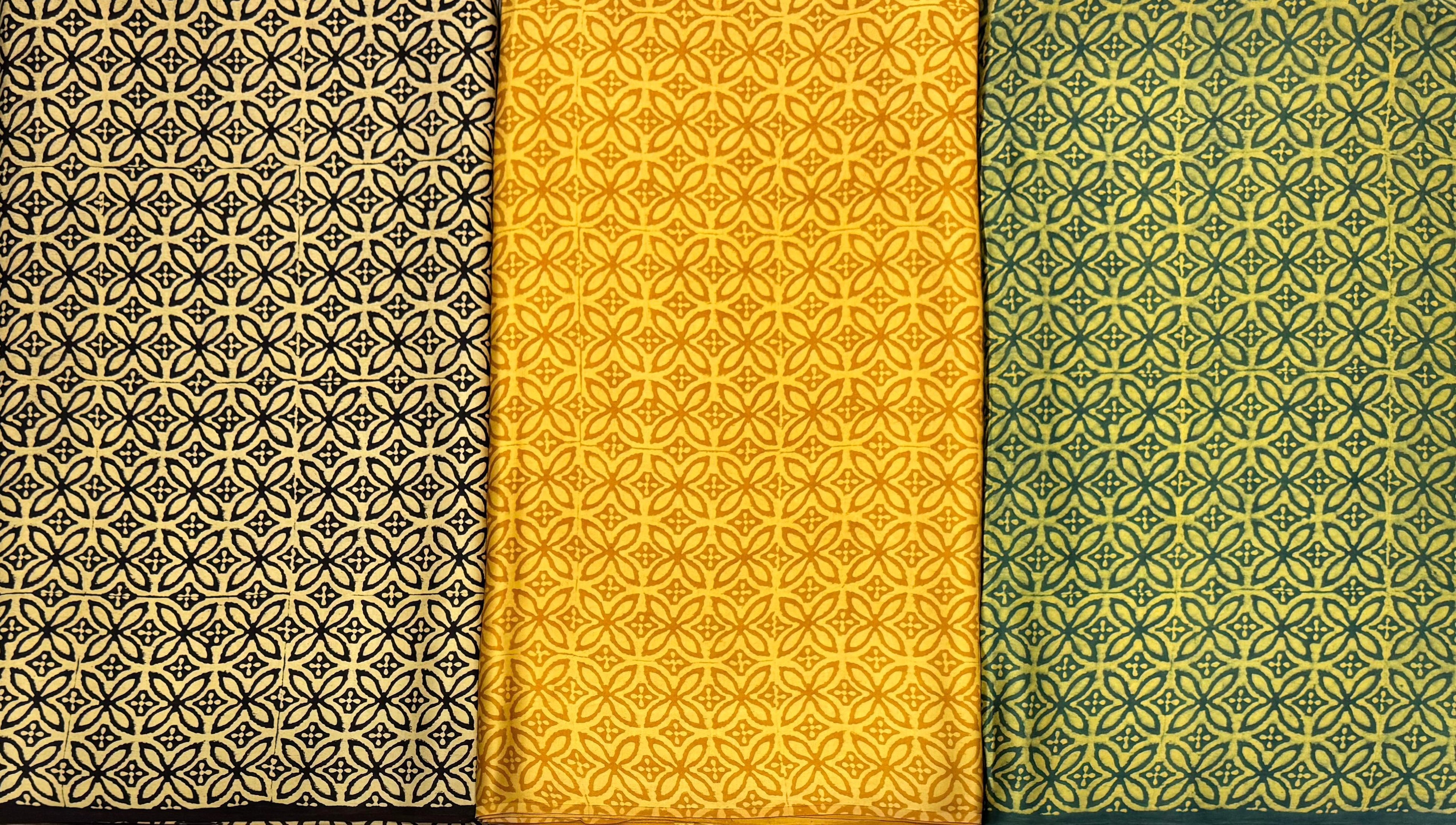 Premium modal silk fabric collection Pattern 6 (1 qty = 1m)