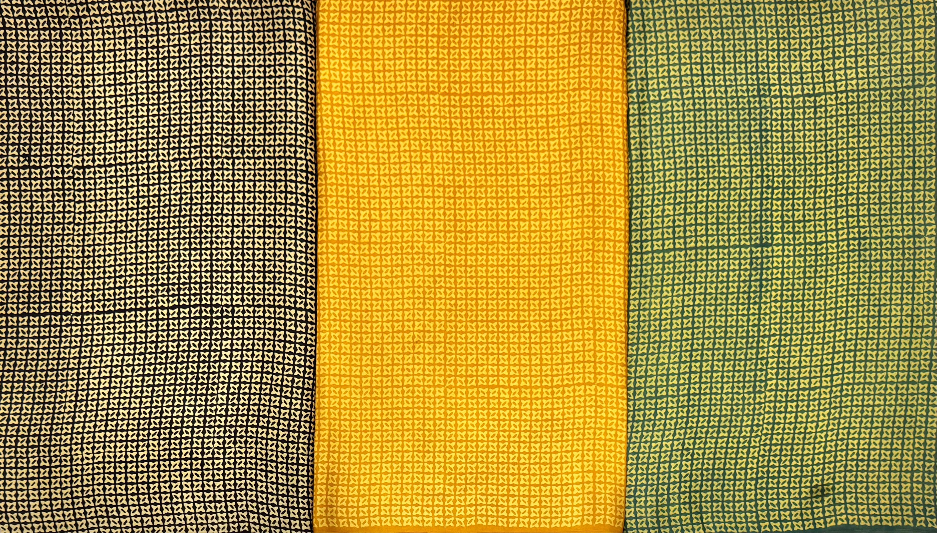 Premium modal silk fabric collection Pattern 3 (1 qty = 1m)