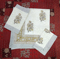 HANDBLOCK PRINTED COTTON BEDSHEET COLLECTION(90X108) - Print 12