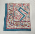 HANDBLOCK PRINTED COTTON BEDSHEET COLLECTION(90X108) - Print 16