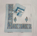 HANDBLOCK PRINTED COTTON BEDSHEET COLLECTION(90X108) - Print 14