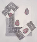 HANDBLOCK PRINTED COTTON BEDSHEET COLLECTION(90X108) - Print 25