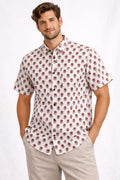 Mens Half sleeve Shirt White